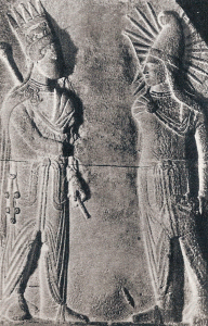 Esc, III, Antioco I y el dios Mithra, Tumba de Antioco, Nimrud-Dagh, Siria