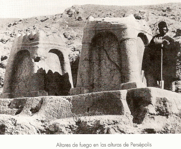 Esc, VI aC., Altares de fuego, Perspolis