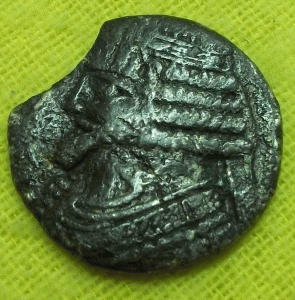 Numismtica, I aC., Arsaces XIX, Mitrdates III o Fraates IV. Reu de Partia, 65-54