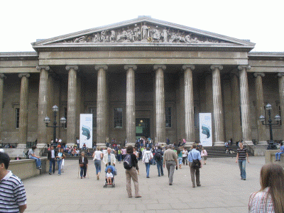 Arq, XIX, Museo Britnico, fachada, Londres, 1823-2846