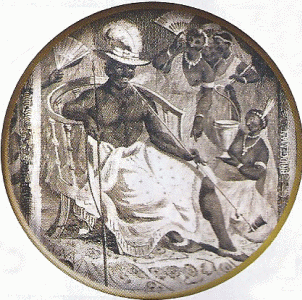 Grabado, XVIII, Dalzel, Archivald, Spberano de Dahomey, Historia de Dahomey, 1793