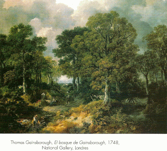 Pin, XVIII, Gainsborough, Thomas, El bosque de Gainsborough, National Gallery, Londres, 1748
