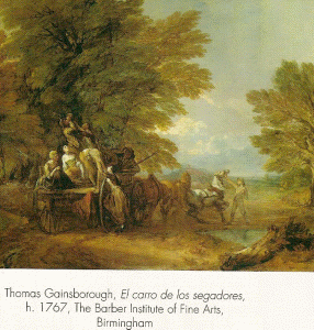 Pin, XVIII, Gainsborough, Thomas, El carro fe los segadores, The Barber Institut of fine Arts, Birmingam, 1767