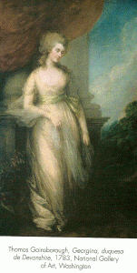 Pin, XVIII, Gainsborough, Thomas, Duquesa Georgina de Devonshire, National Gallery of Art, Washington, USA, 1783