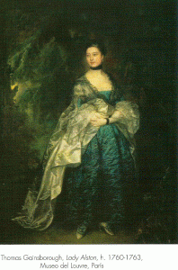 Pin, XVIII, Gainsborough, Thomas, Lady Alston, M. del Louvre, Pars, Francia, 1760-1763