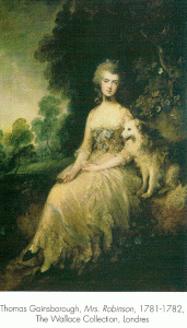 Pin, XVIII, Gainsborough, Thomas, Mrs. Robinson, Wallace Cllection, Londres, 1781-1782