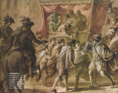 Pin, XVIII, Hamilton, William, Detencin del regicida, Muerte de Enrique IV, M. Nacional Castillo de Pau, Francia