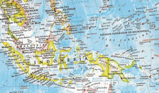 Mapa, Sudeste asitico
