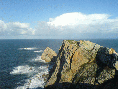 Fsica, Relieve, Cabo Peas, Asturias