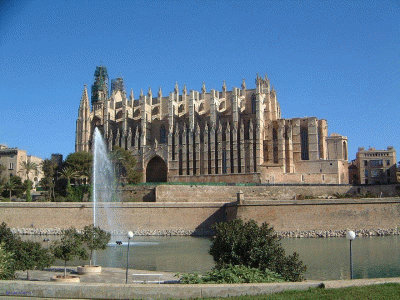 Econmica, Turismo, Catedral de Palma de Mallorca, exterior,  Ss. XIII-XVI, Baleares
