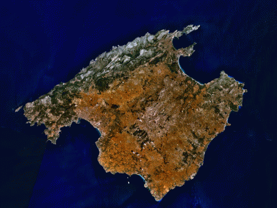 Fsica, Relieve, Mallorca, Fotografa area, Baleares