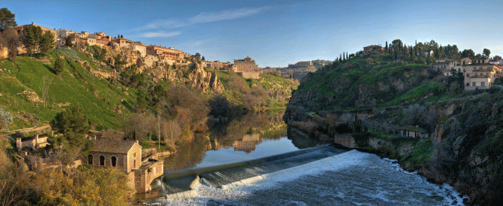 Geo, Castilla-La Mancha, Fsica, Hidrografa, Ros, Ro Tajo, en Toledo