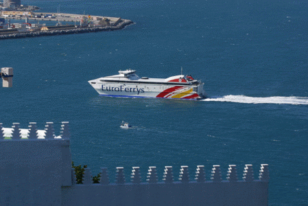 Geo, Ceuta, Econmica, Transportes y Comunicaciones, EuroFerris
