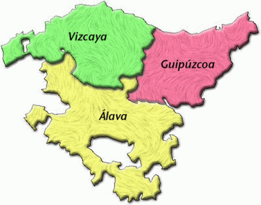 Humana, Euskadi, Divisin Provincial, Mapa
