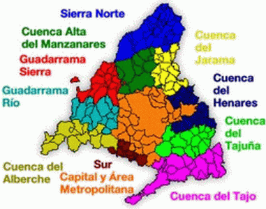 Geo, Madrid, Humana, Poblamiento, Area Metropolitana, Mapa, Siglos XX-XXI