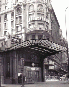 Transportes, Metro, Estacin Gran Va, Exterior, Madrid, 1940-1960