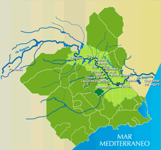 Geo, Murcia, Cartografa, Mapa