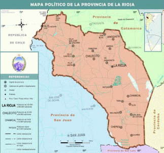 Geo, Rioja, Humana, Poblacion, Mapa poltico