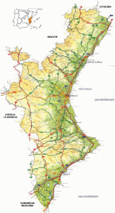 Econmica, Valenciana, Comunicaciones, Carreteras, Red, Mapa