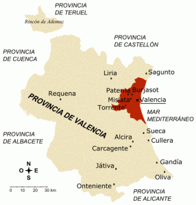 Humana, Valenciana, Poblamiento, Urbano, Area Metropolitana, Valencia-Ciudad, Mapa
