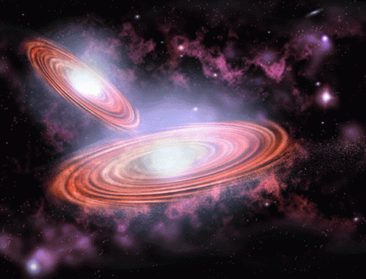 Universo Agujero Negro Sistema binario, abrazo, Mundo marzo 2009