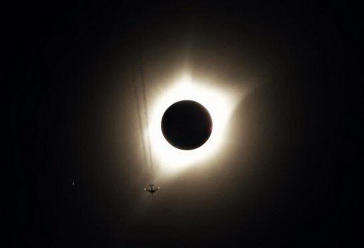 Luna, Eclipse, Wyoming, USA, Agosto 2017