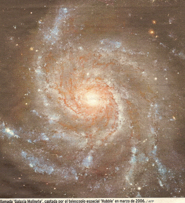 Universo Galaxia Molinete, El Mundo, Hubble enero 2009