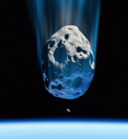 Universo Meteoritos Asteroide o Metreorito Recreacion El Mundo mayo 2013