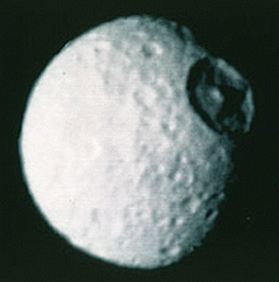 Universo Satelite Mimas Luna de Saturno 2005