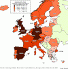 Humana Poblacion Migraciones Inmigrantes en cada paises de la UE Mapa  2006