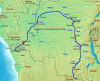 Fisica, Hidrologia, Rios, Rio Congo, Mapa, Congo Kinshasa