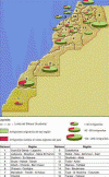 Humana, Migraciones Interiores, Mapa, Marruecos1995