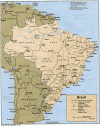 Humana Mapa Politico 1981 CIA Brasil