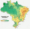 Fisica Clima Temperaturas y  Precipitacones Brasil