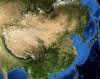  Cartografia China Meseta e Himalaya Satelite NASA