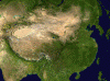 Cartografia China e Himalaya Satelite NASA
