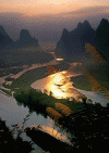 Fisica Hidrografia Rios Rio  Amarillo Provincia de Guangxi China 