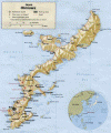 Cartografia Okinawa Mapa Japon