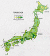 Humana Poblacion Mapa Japon