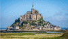 Fisica Relieve Normandia Mont Saint Michel Francia