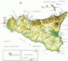 Fisica Sicilia Mapa Italia