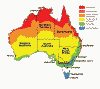 Humana, Poltica Divisin Poltico-Administrativa, Mapa, Australia