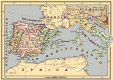 Hist, XV-XVI, Peninsula Ibrica, Reinos de Castilla y Aragn al final de la Edad Media, Mapa