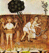 Historia, Miniatura, XIV-XV, Campesinos Segando, Tacuinum  o Liber Sanitatis 1390-1400
