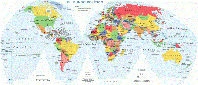 Hist Mundo poltico,Gua de El Mundo, 2003-2004