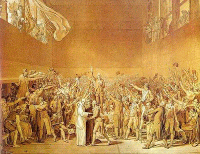 Hist, XVIII, Revolucin Francesa, Juramento en el Juego de Pelota, 1789
