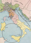 Hist XIII-XVI Italia mapa