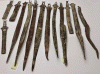 Orfebreria Edad del Bronce Espadas de lengua de carpa Huelva
